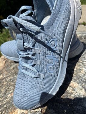Ryka Light Blue Knit Athletic Trainer